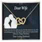 To My Wife Happy Birthday Dear Inseparable Necklace-Express Your Love Gifts
