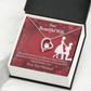 To My Wife Happy Birthday Forever Necklace w Message Card-Express Your Love Gifts