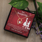 To My Wife Happy Birthday Forever Necklace w Message Card-Express Your Love Gifts