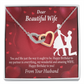 To My Wife Happy Birthday Inseparable Necklace-Express Your Love Gifts