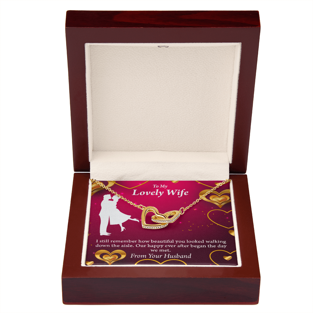 To My Wife Happy Ever After Inseparable Necklace-Express Your Love Gifts