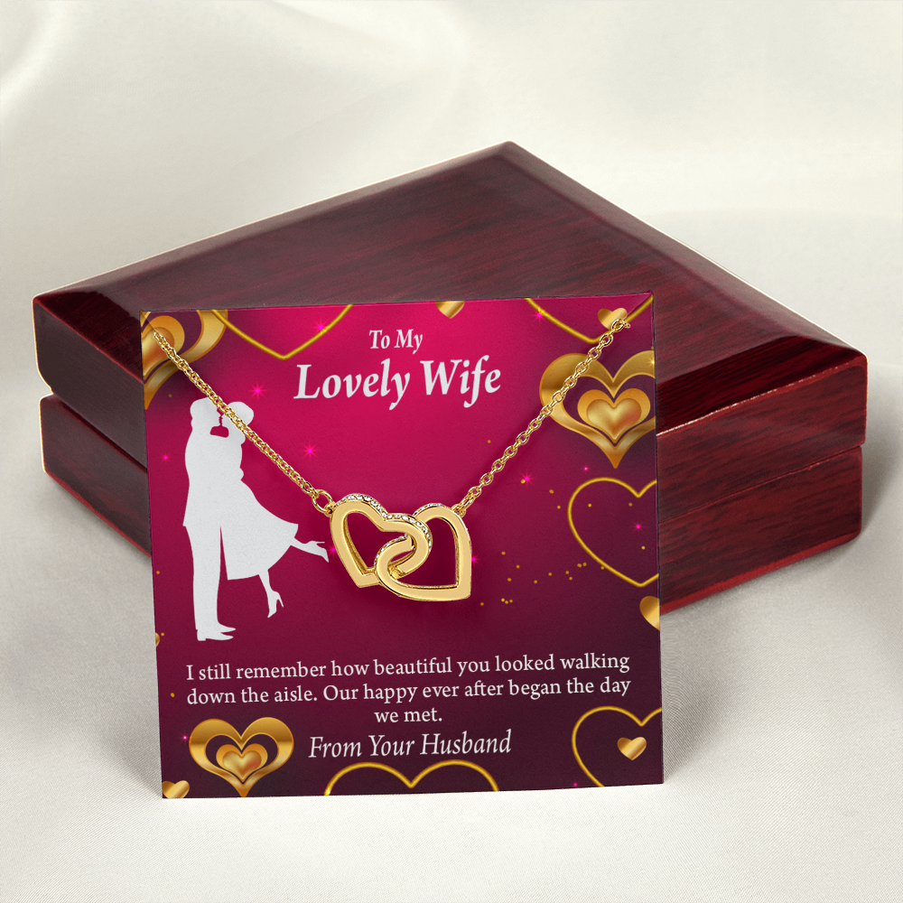 To My Wife Happy Ever After Inseparable Necklace-Express Your Love Gifts
