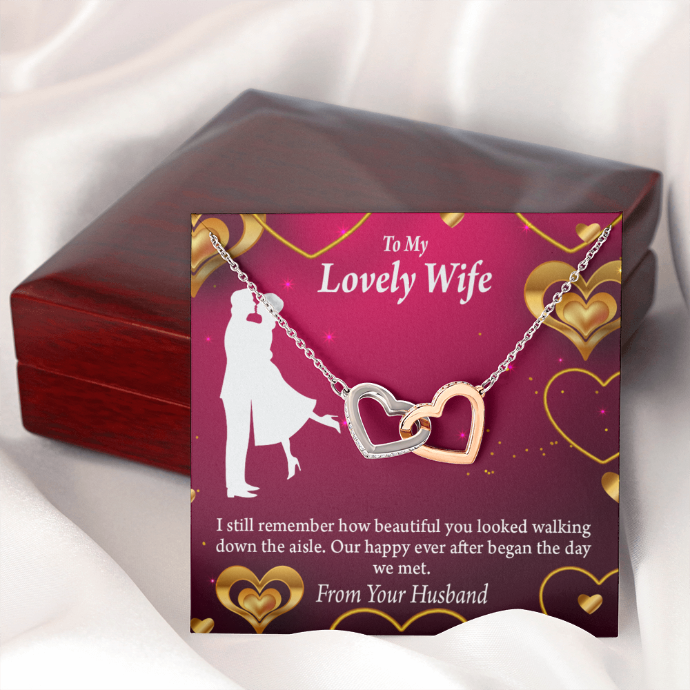 To My Wife Happy Ever After Inseparable Necklace-Express Your Love Gifts