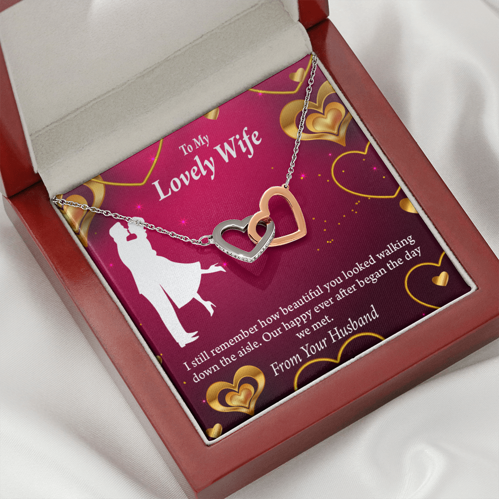 To My Wife Happy Ever After Inseparable Necklace-Express Your Love Gifts