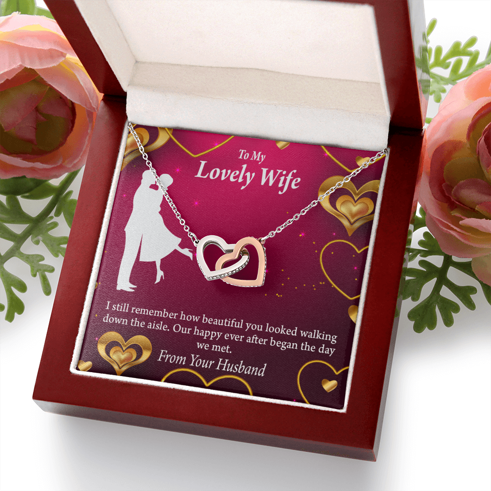 To My Wife Happy Ever After Inseparable Necklace-Express Your Love Gifts