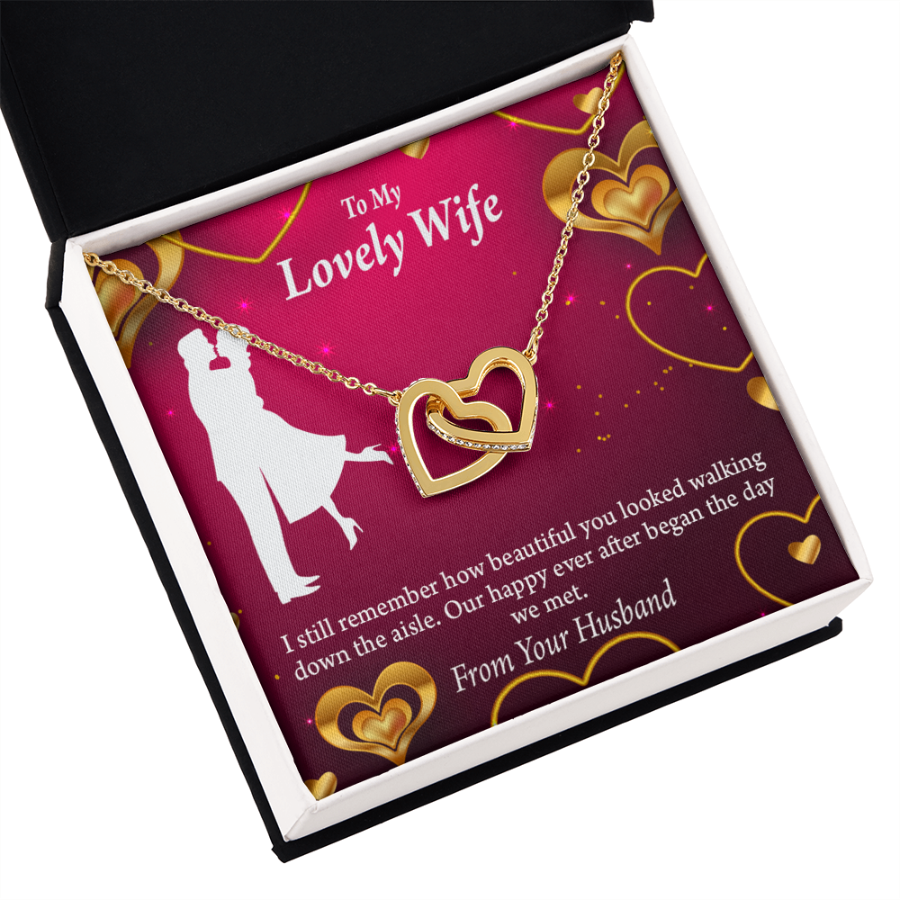 To My Wife Happy Ever After Inseparable Necklace-Express Your Love Gifts