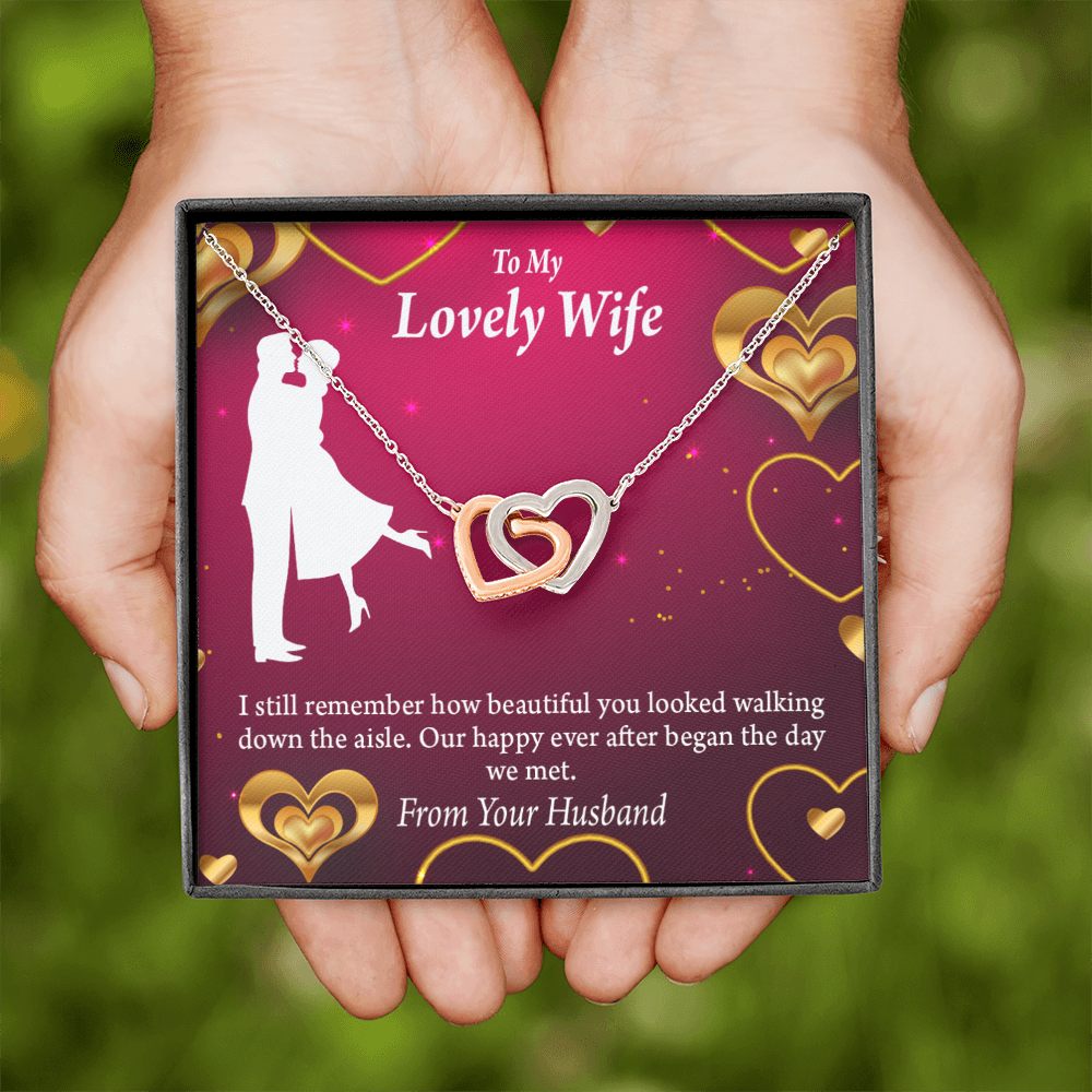 To My Wife Happy Ever After Inseparable Necklace-Express Your Love Gifts