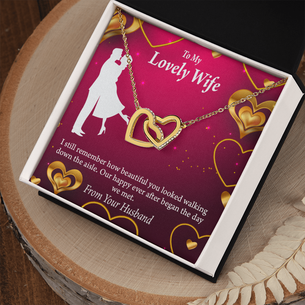To My Wife Happy Ever After Inseparable Necklace-Express Your Love Gifts