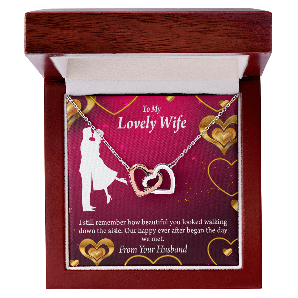 To My Wife Happy Ever After Inseparable Necklace-Express Your Love Gifts