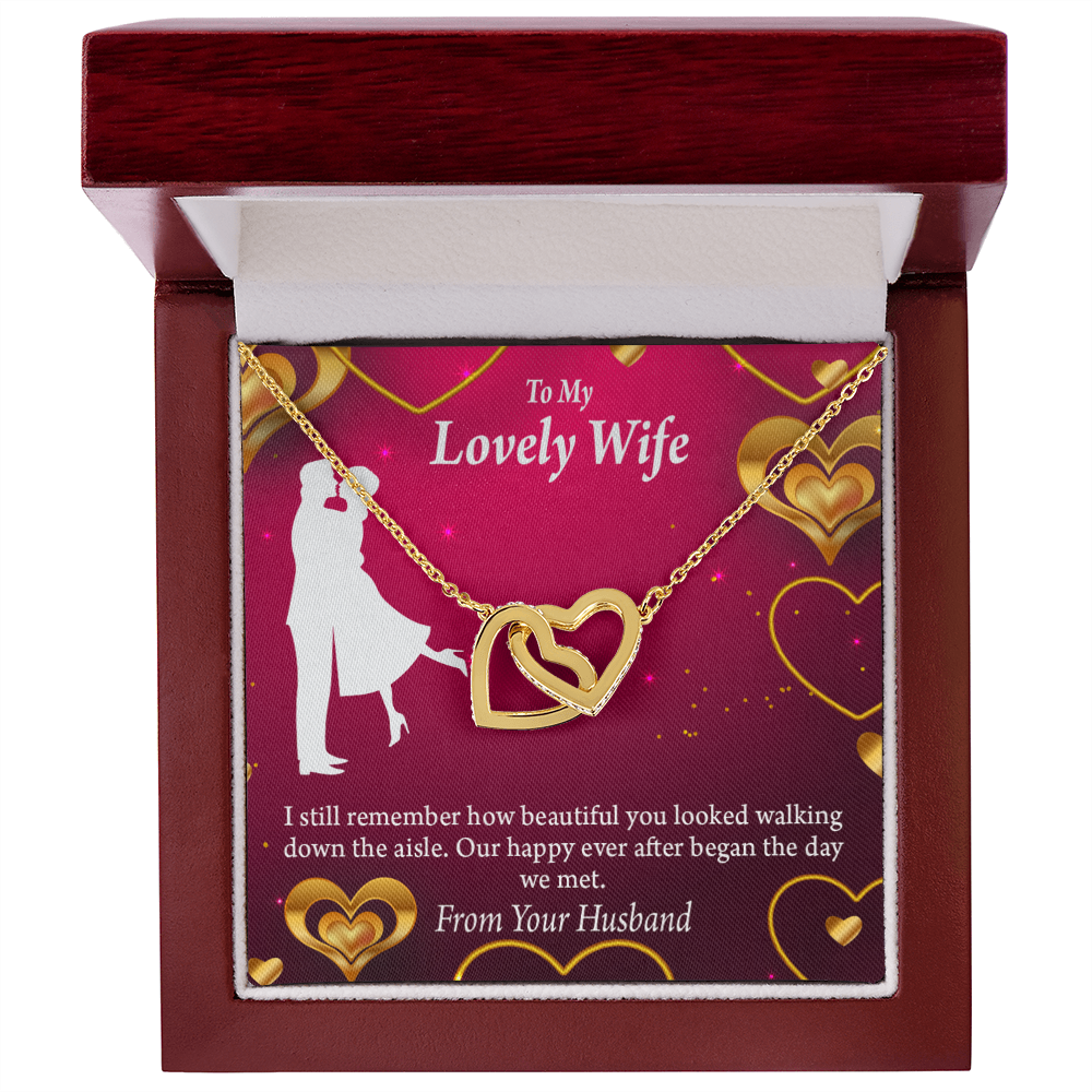To My Wife Happy Ever After Inseparable Necklace-Express Your Love Gifts