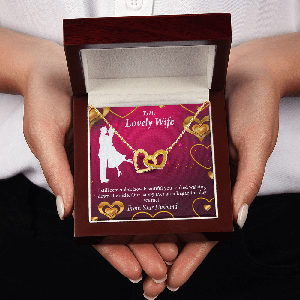 To My Wife Happy Ever After Inseparable Necklace-Express Your Love Gifts