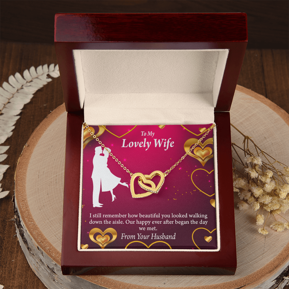 To My Wife Happy Ever After Inseparable Necklace-Express Your Love Gifts