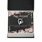 To My Wife Happy Wedding Anniversary Forever Necklace w Message Card-Express Your Love Gifts