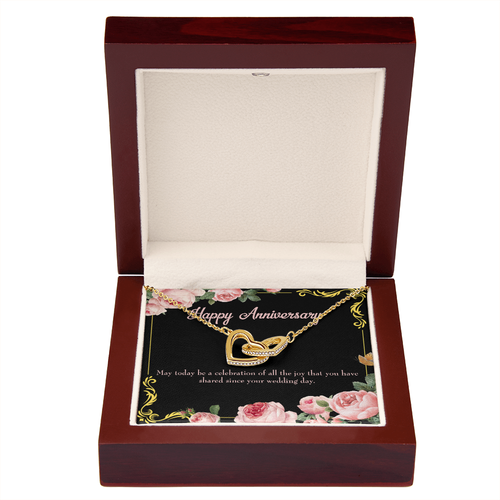 To My Wife Happy Wedding Anniversary Inseparable Necklace-Express Your Love Gifts