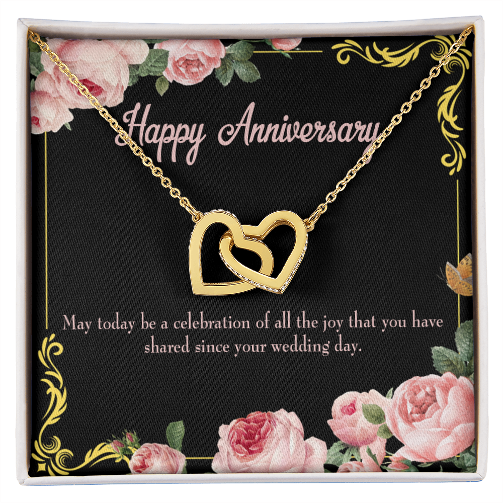 To My Wife Happy Wedding Anniversary Inseparable Necklace-Express Your Love Gifts