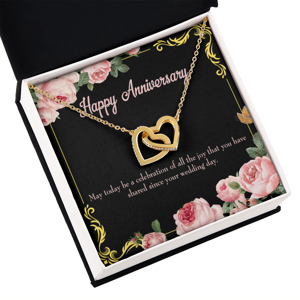 To My Wife Happy Wedding Anniversary Inseparable Necklace-Express Your Love Gifts