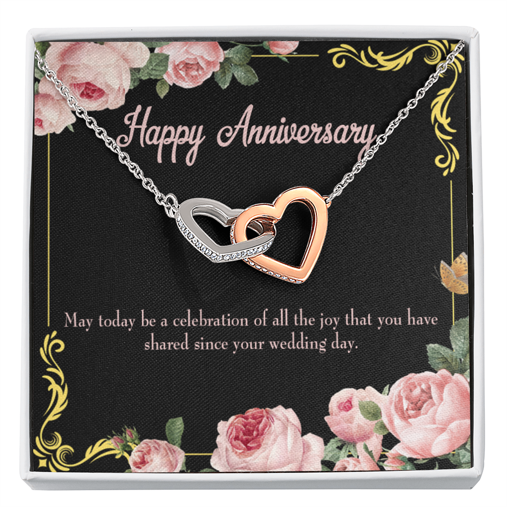 To My Wife Happy Wedding Anniversary Inseparable Necklace-Express Your Love Gifts