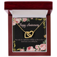 To My Wife Happy Wedding Anniversary Inseparable Necklace-Express Your Love Gifts