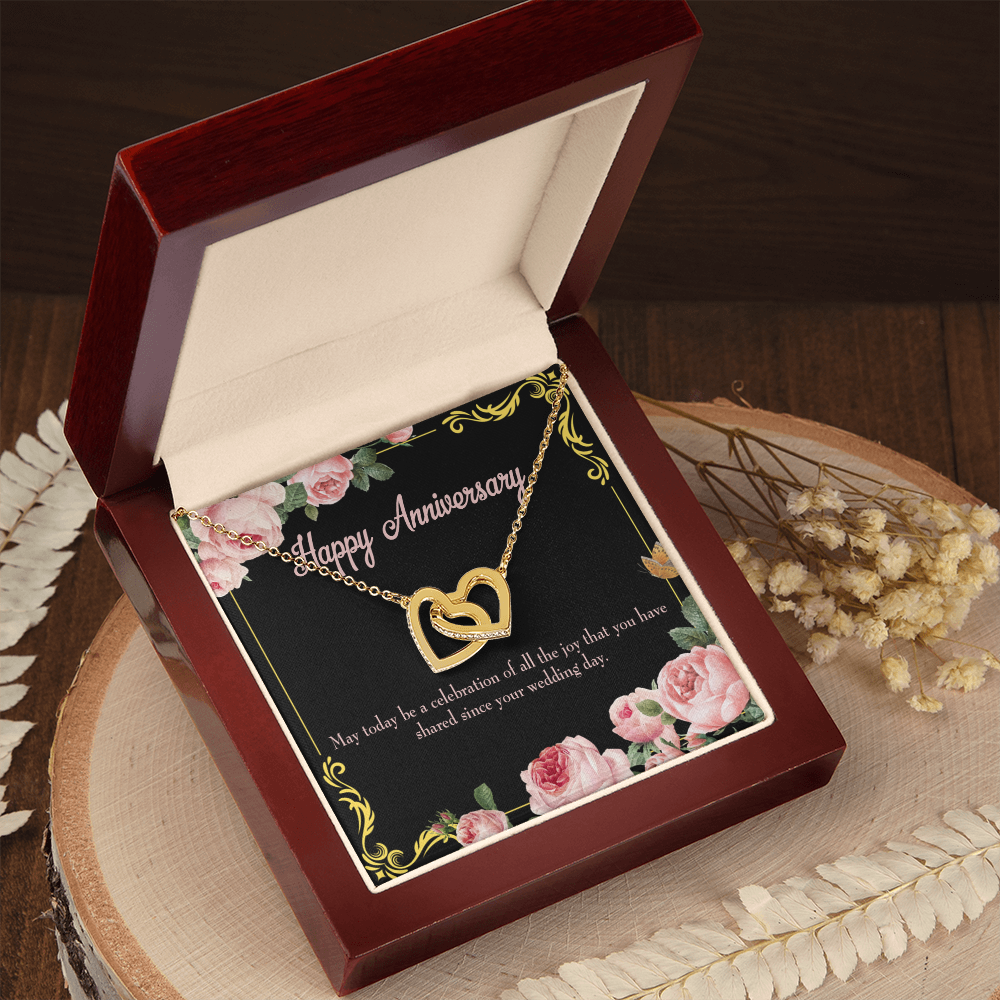 To My Wife Happy Wedding Anniversary Inseparable Necklace-Express Your Love Gifts