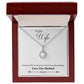 To My Wife Heart to Heart Eternal Hope Necklace Message Card-Express Your Love Gifts