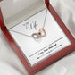 To My Wife Heart to Heart Inseparable Necklace-Express Your Love Gifts