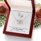 To My Wife Heart to Heart Inseparable Necklace-Express Your Love Gifts