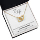 To My Wife Heart to Heart Inseparable Necklace-Express Your Love Gifts