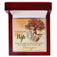 To My Wife House and Wealth Forever Necklace w Message Card-Express Your Love Gifts