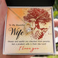 To My Wife House and Wealth Forever Necklace w Message Card-Express Your Love Gifts