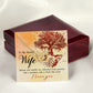 To My Wife House and Wealth Inseparable Necklace-Express Your Love Gifts