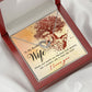 To My Wife House and Wealth Inseparable Necklace-Express Your Love Gifts