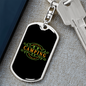 To My Wife Husband And Wife Camping For Life Keychain Stainless Steel or 18k Gold Dog Tag Keyring-Express Your Love Gifts