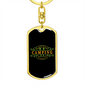 To My Wife Husband And Wife Camping For Life Keychain Stainless Steel or 18k Gold Dog Tag Keyring-Express Your Love Gifts