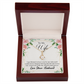 To My Wife I Am Blessed to Have You Alluring Ribbon Necklace Message Card-Express Your Love Gifts
