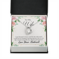 To My Wife I Am Blessed to Have You Forever Necklace w Message Card-Express Your Love Gifts
