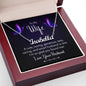 To My Wife I Am Glad You Found Me Custom Name Necklace-Express Your Love Gifts