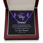 To My Wife I Am Glad You Found Me Custom Name Necklace-Express Your Love Gifts