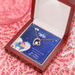 To My Wife I Asked God Forever Necklace w Message Card-Express Your Love Gifts