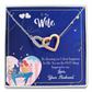 To My Wife I Chose Happiness Inseparable Necklace-Express Your Love Gifts