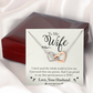 To My Wife I Don't Need The Whole World Inseparable Necklace-Express Your Love Gifts