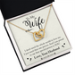 To My Wife I Don't Need The Whole World Inseparable Necklace-Express Your Love Gifts