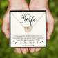 To My Wife I Don't Need The Whole World Inseparable Necklace-Express Your Love Gifts