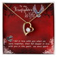 To My Wife I Fell in Love Firefighter Wife Forever Necklace w Message Card-Express Your Love Gifts