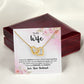 To My Wife I Know the Distance is Hard Inseparable Necklace-Express Your Love Gifts