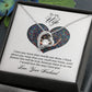 To My Wife I Love You More Forever Necklace w Message Card-Express Your Love Gifts