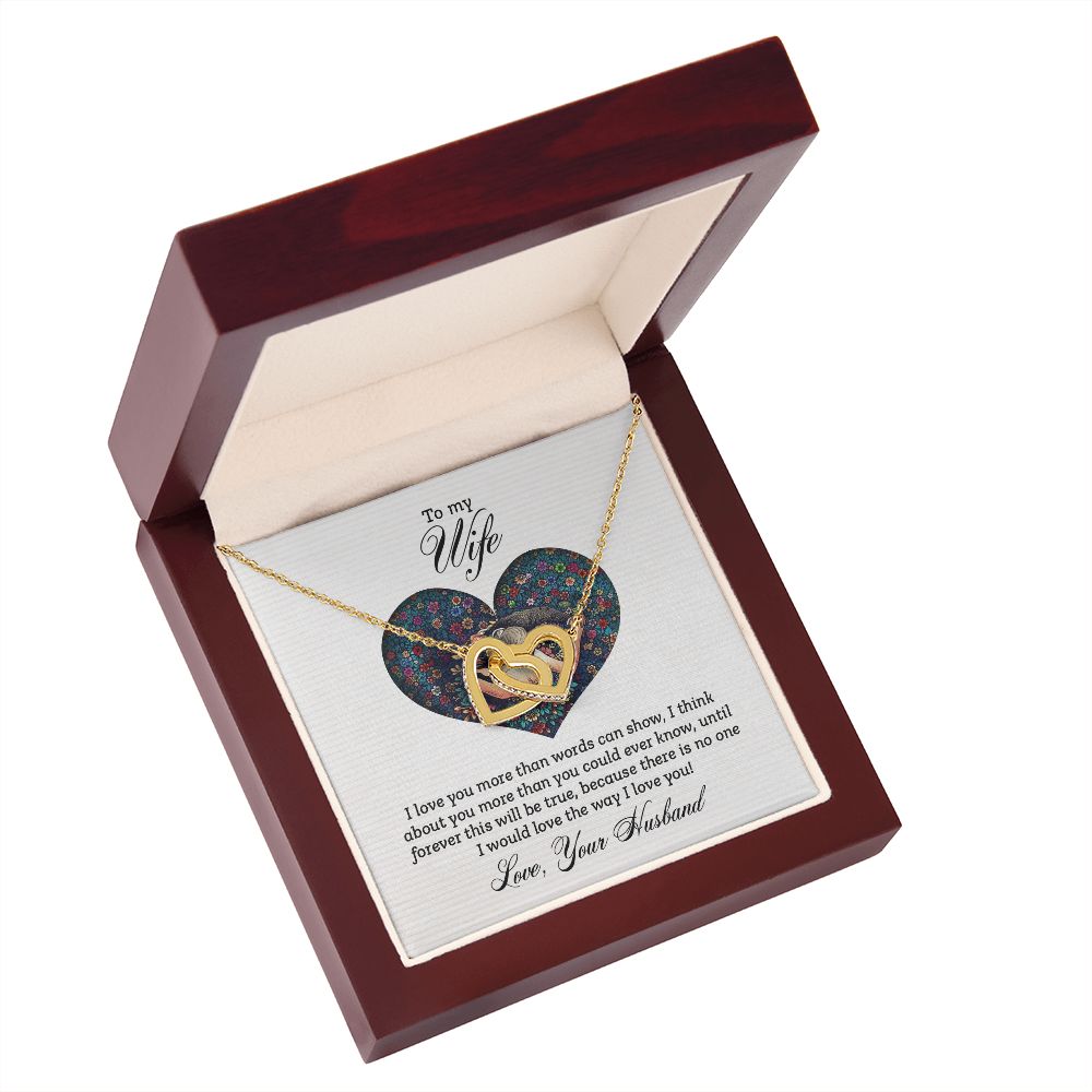 To My Wife I Love You More Inseparable Necklace-Express Your Love Gifts