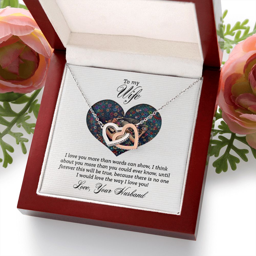 To My Wife I Love You More Inseparable Necklace-Express Your Love Gifts
