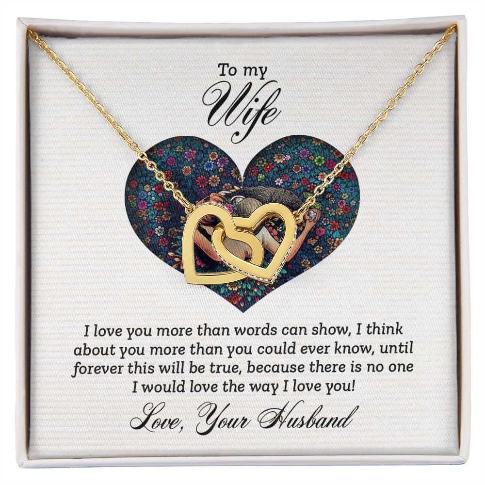 To My Wife I Love You More Inseparable Necklace-Express Your Love Gifts