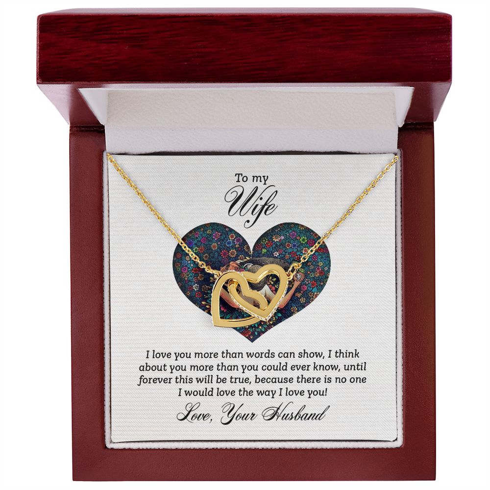 To My Wife I Love You More Inseparable Necklace-Express Your Love Gifts