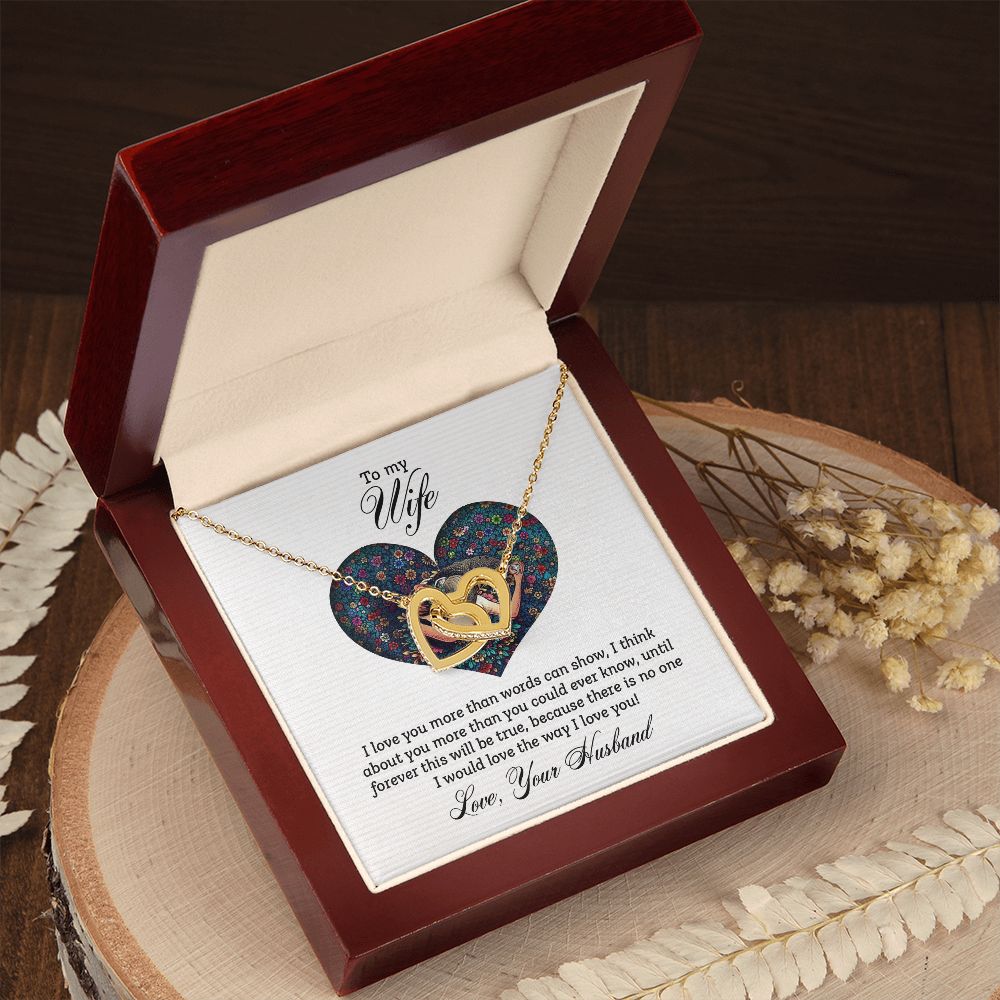 To My Wife I Love You More Inseparable Necklace-Express Your Love Gifts